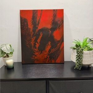 Original Abstract Art 16x20 One Of Kind Handmade Painting On Canvas